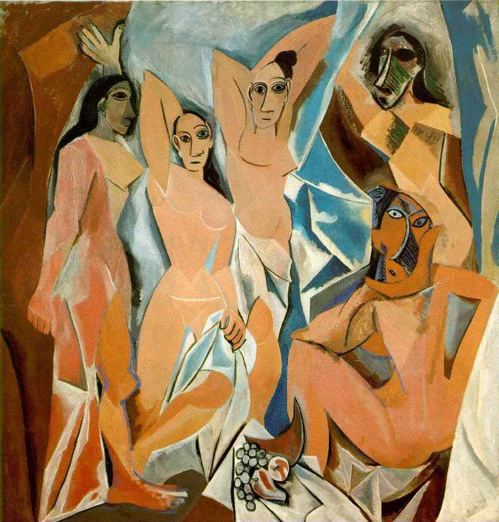 Les Demoiselles D'Avignon - Pablo Picasso Pictures, Images and Photos