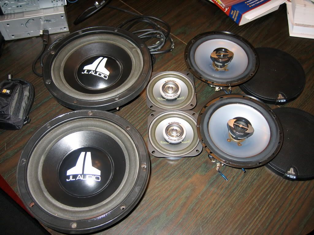 JL Audio TR650CXI and Blaupunkt Pcxi402 Speakers VW Vortex