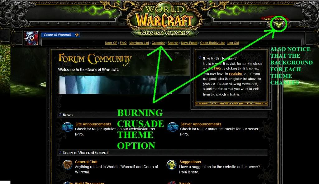 Phpbb3 Template Warcraft