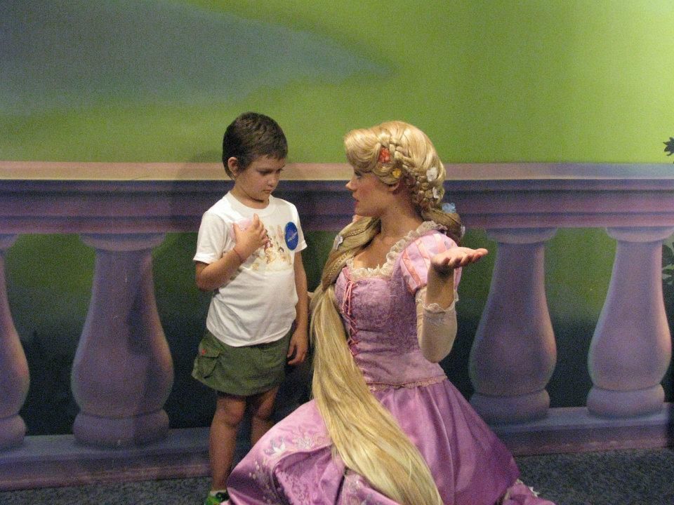 Me: What did Rapunzel and you talk about?Gabby: I have  no idea.