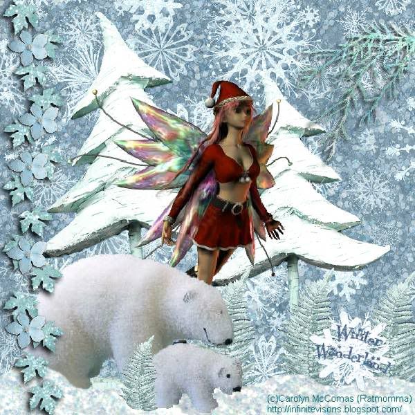 Fairies,Fantasy,Winter,Santa