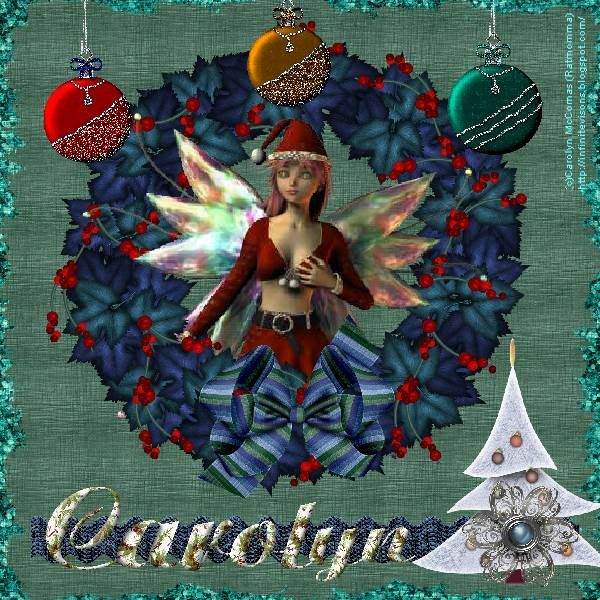 Fairies,Fantasy,Winter,Santa,Holiday Glitter
