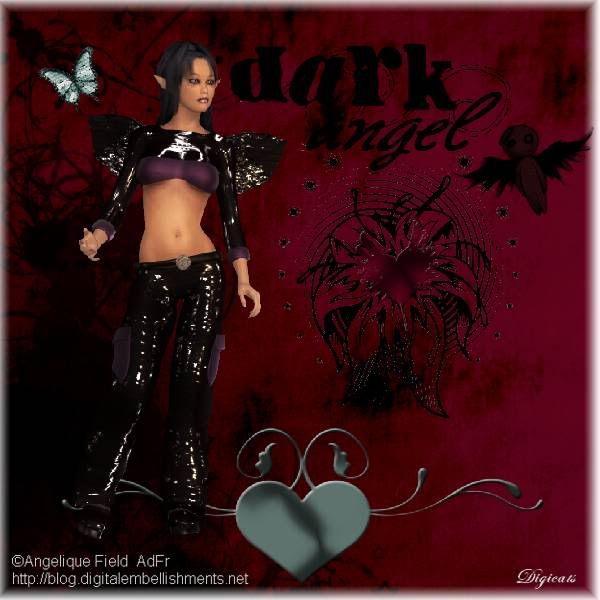 (Goths :: Dark Angel picture ) gothic angel tattoo