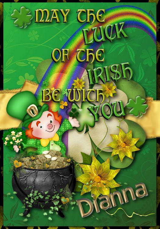 Luck of the Irish card