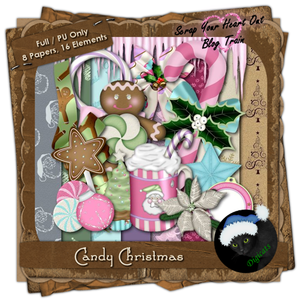 Candy Christmas full size sampler preview