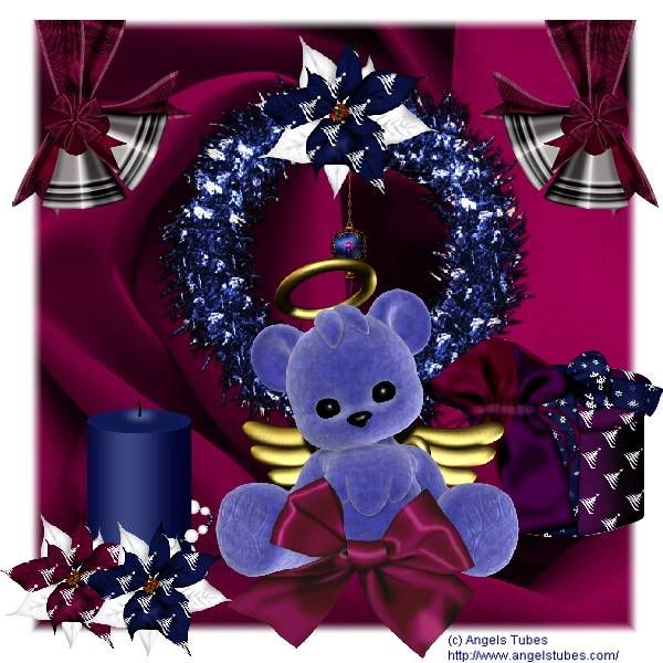 Teddy Bear,Happy Holidays,Holiday Glitter,Angels & Devils