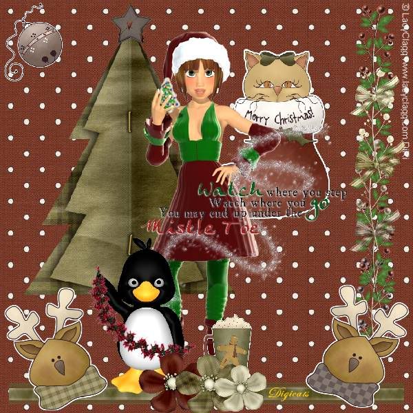 Elves,Penguins,Reindeer,Christmas,Happy Holidays