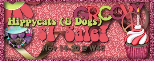Hippycats (& Dogs) Groovy $1 Sale only at W4E.com
