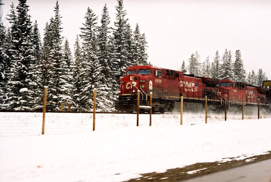 Frosted Winter Train