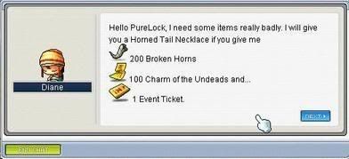 PureLock - Horned Tail Necklace Quest. - RaGEZONE Forums