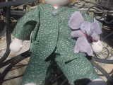 Custom: Doll Pajamas and Mini Elephant