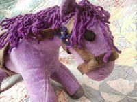 Horse For up to a 16" Waldorf Doll, Custom Listing, Organic Velour, You pick Colors Horse For up to a 16" Waldorf Doll, Custom Listing, Organic Velour, You pick Colors