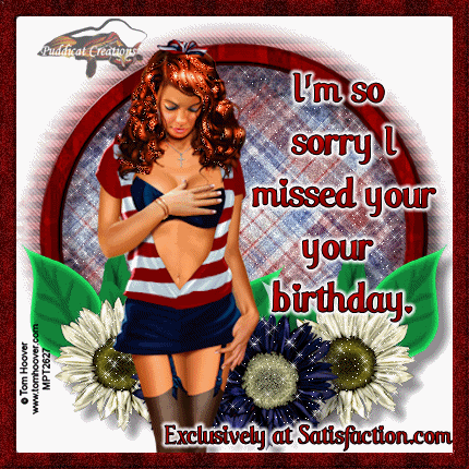 Belated Birthday MySpace Comments and Graphics