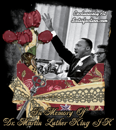 Martin Luther King Day Comments and Graphics for MySpace, Tagged, Facebook