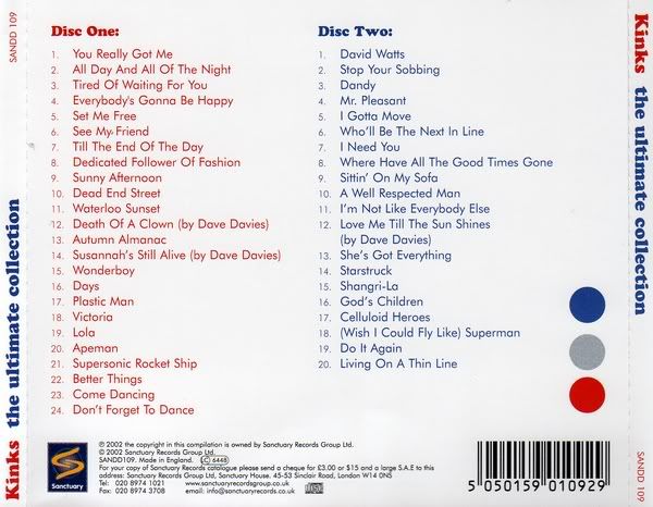 The Kinks - ultimate collection - 2cd's