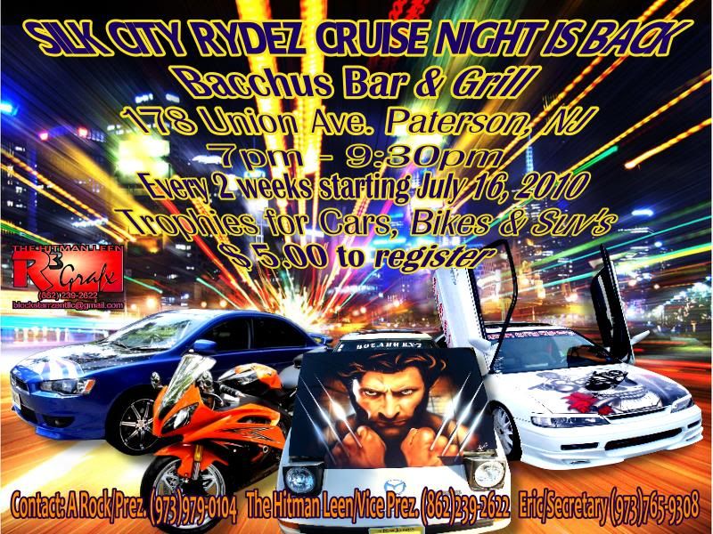 Silk City Rydez Cruise Nights is Back. ·. 166 days ago. 0 of 0 More ▼