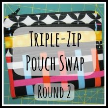 Triple-Zip Pouch Swap