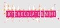 hot chocolate and mint
