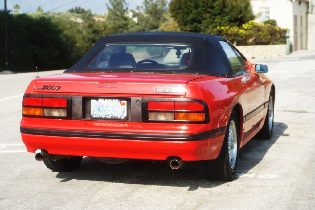 red 1988 Mazda rx7 convertible 5-speed for sale or maybe trade maybe ...