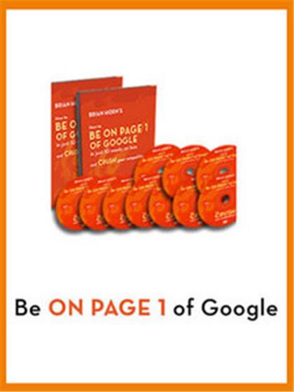 Brian Horn - Be on Page 1 of Google
