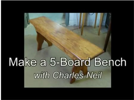 Make a 5-Board Bench with Charles Neil [FS]