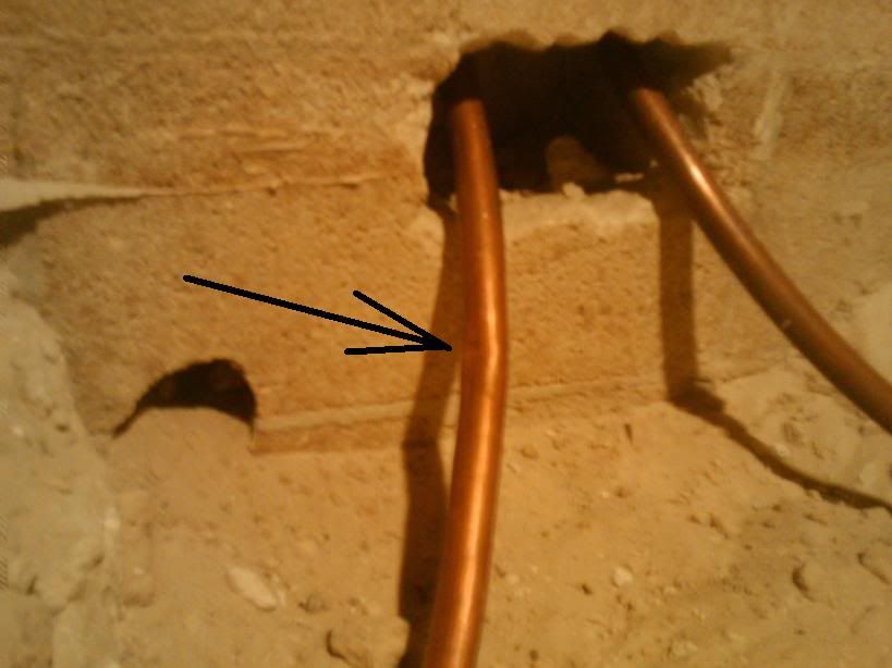 well, I kinked another copper line...