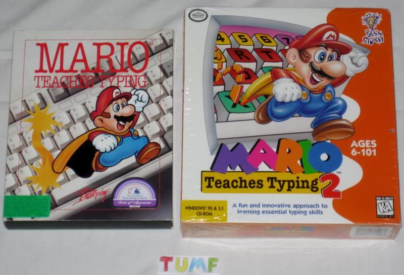 Mario Teaches Typing / Mario Teaches Typing 2 (Apple/PC)