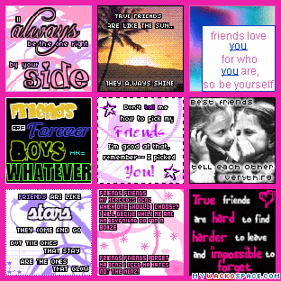 Tiles MySpace Layouts 2.0, Profiles 2.0 and Backgrounds