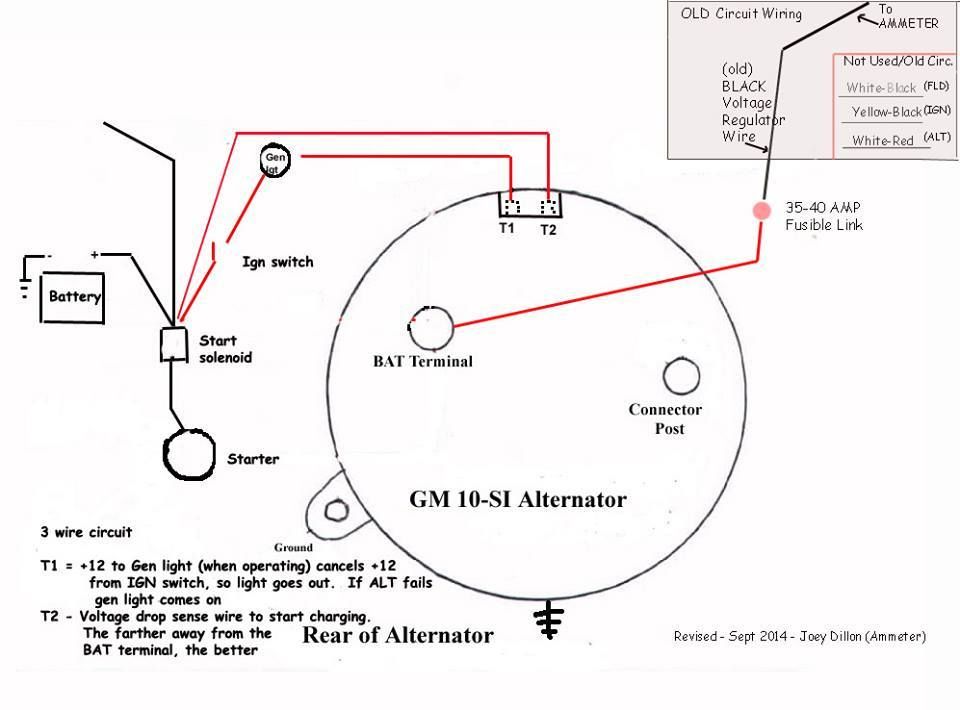 Gm Internal Regulator Alternator Wiring Diagram Complete Wiring Diagram