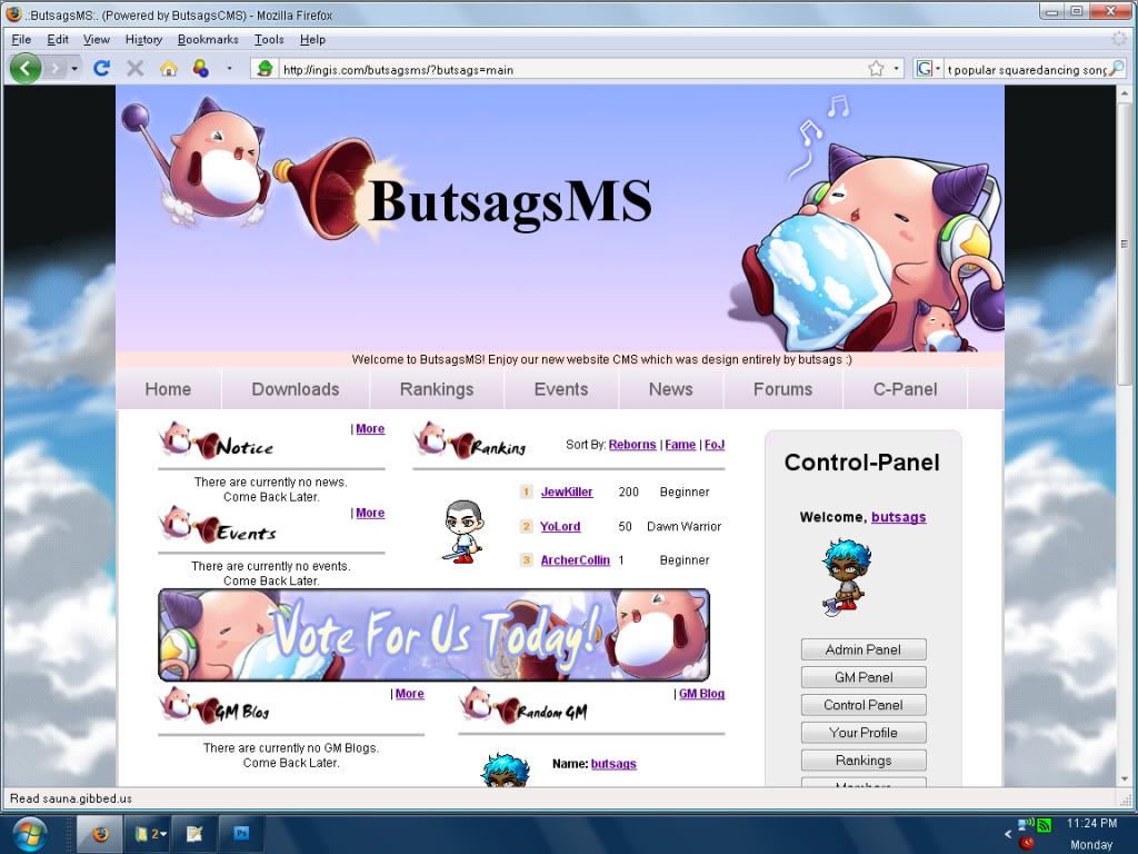 butsags - [Web] ButsagsCMS~ - RaGEZONE Forums