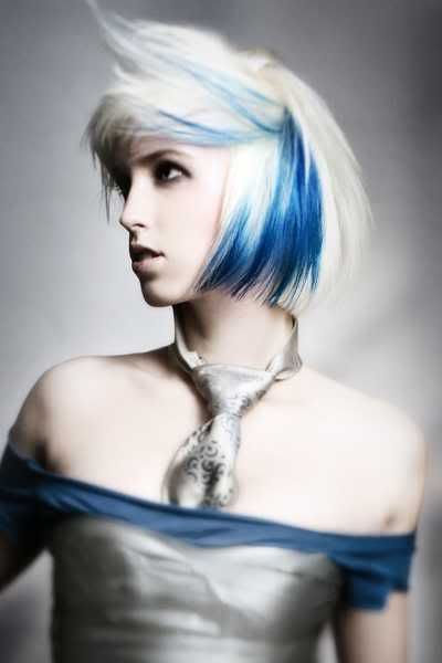 The Blonde Blue Punk Hairstyles,Blonde Hairstyles,Sexy Models,Hair Style,Punk Hairstyles