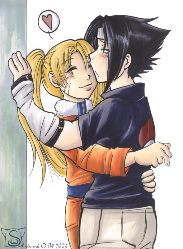 naruto and sasuke kiss. Sasuke kissing NarukoFemale