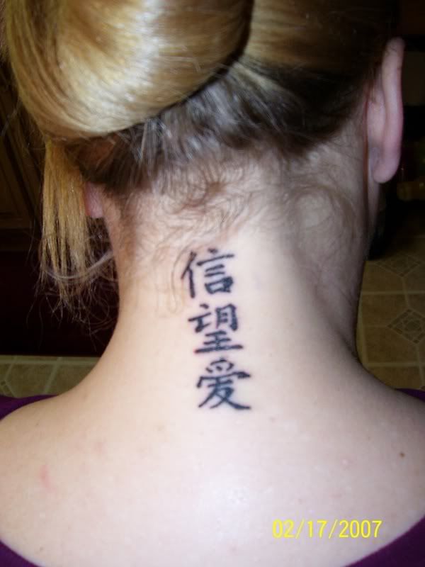 faith tattoo. Hope Love And Faith. tattoo