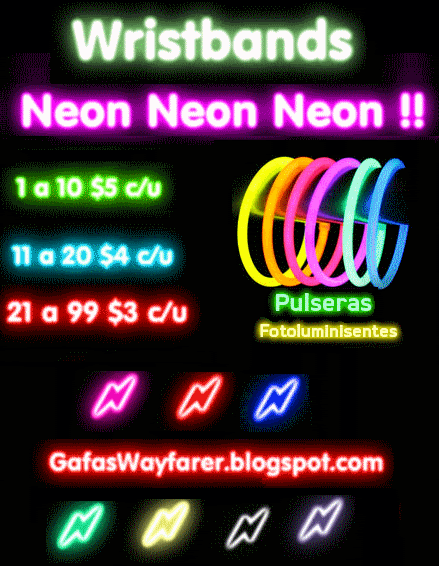 Wristbands Neon Neon Neon !!