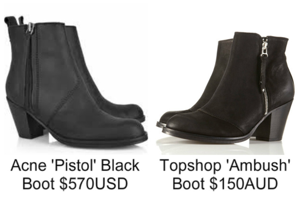 Compare boots!