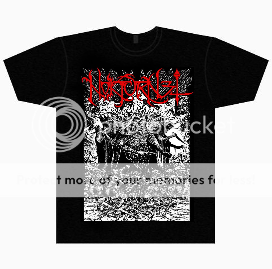 Nokturnel Demonic Supremacy T Shirt Death Metal Small