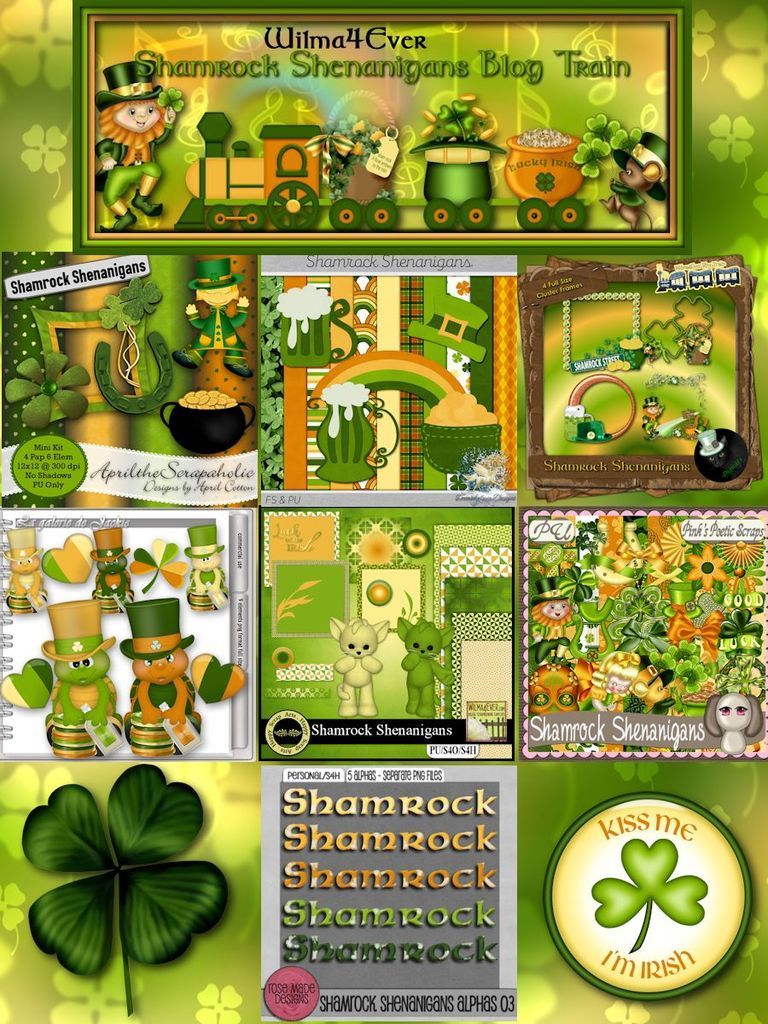 Shamrock Shenanigans Blog Train Preview