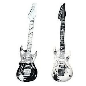 Inflatable Black and White Guitars Assorted Designs Party Favor New 