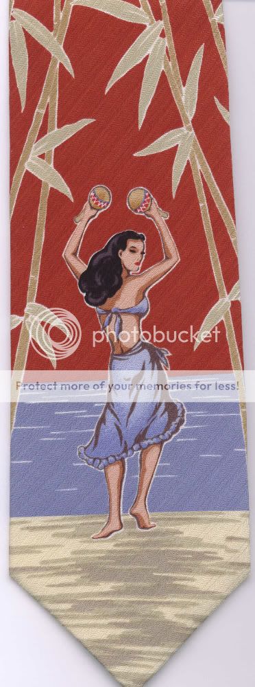 HULA DANCER NEW NOVELTY TIE  