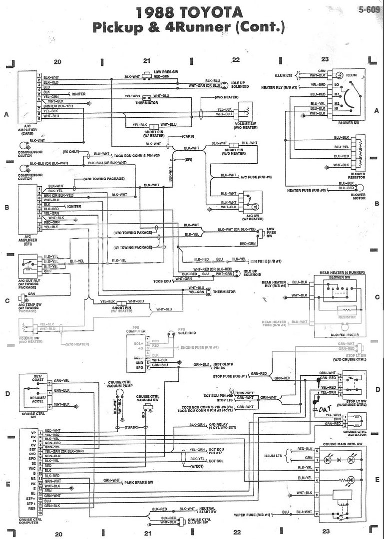 1988 Toyota Pickup Wiring Diagram Images