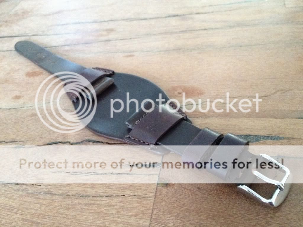 New Horween Shell Cordovan Bund Strap - Brown - 20mm - REDUCED ...