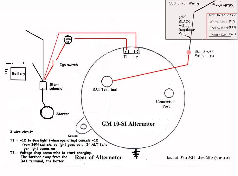 Technical - 6 to 12 Volt Conversion Problem | The H.A.M.B. 75 chevy 350 alternator wiring 