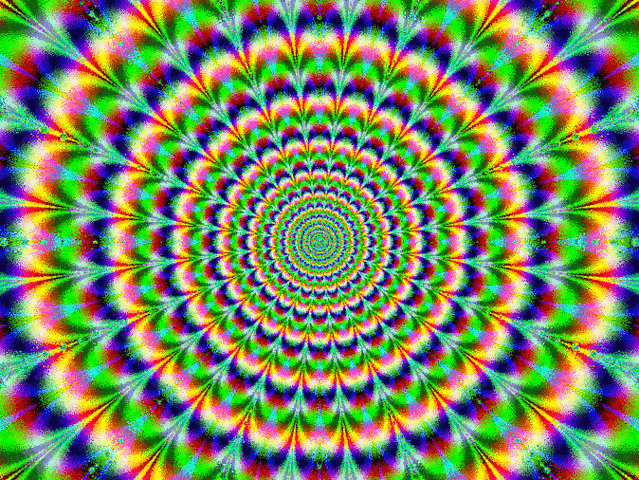 Psychedelic DMT Fractals Rainbow Trip'n Balls gif by POPSmaroon ...